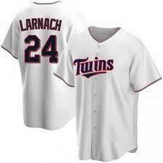 Minnesota Twins #24 Trevor Larnach White Jersey