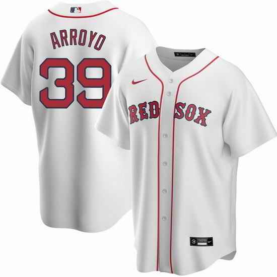 Men Boston Red Sox #39 Christian Arroyo White Cool Base Stitched Baseball Jerse