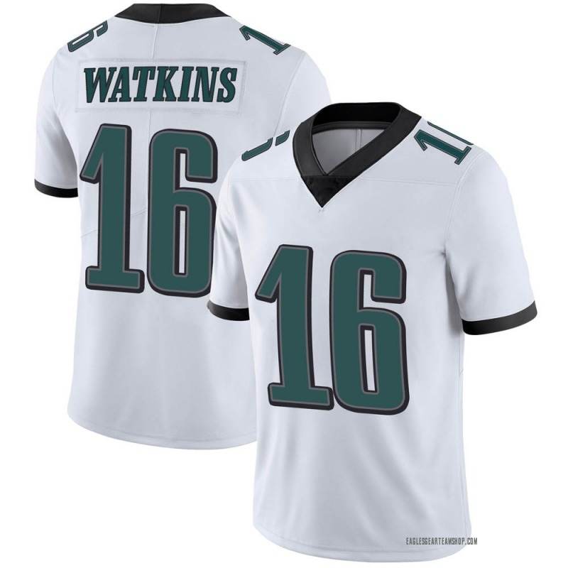 Men Philadelphia Eagles #16 Quez Watkins White Vapor Untouchable Limited Stitched jersey