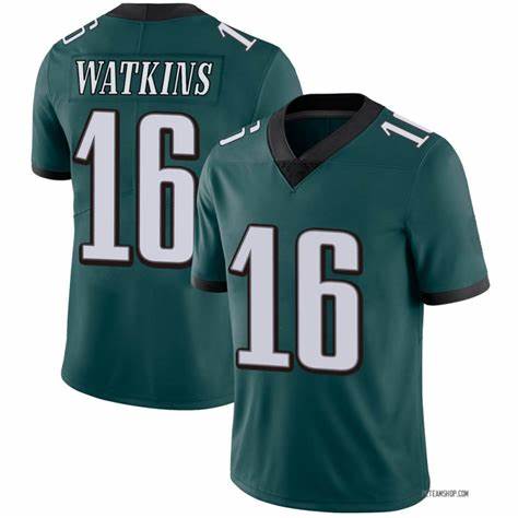 Men Philadelphia Eagles #16 Quez Watkins Green Vapor Untouchable Limited Stitched jersey