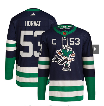 Men Vancouver Canucks #53 Bo Horvat jersey