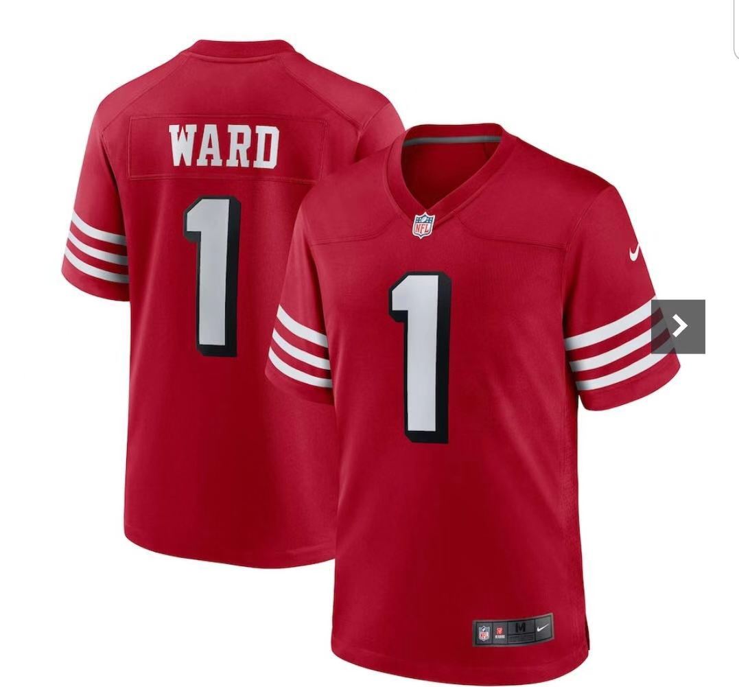 San Francisco 49ers #1 Jimmie Ward Red Jersey