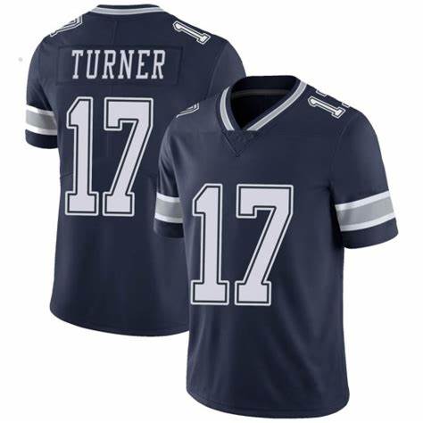 Men's Dallas Cowboys #17 Malik Turner navy Limited Jersey