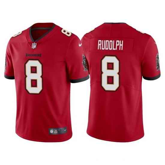 Men Tampa Bay Buccaneers #8 Kyle Rudolph Red Vapor Untouchable Limited Stitched Jersey