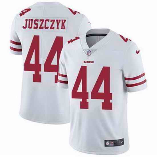 Men Nike San Francisco 49ers Kyle Juszczyk #44 White Vapor Untouchable Limited NFL Jersey