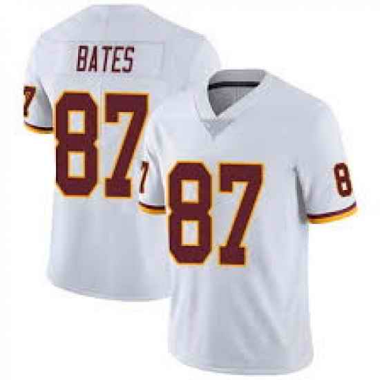 Men Washington Football Team  #87 Jessie Bates White Vapor Untouchable Limited Stitched Jersey