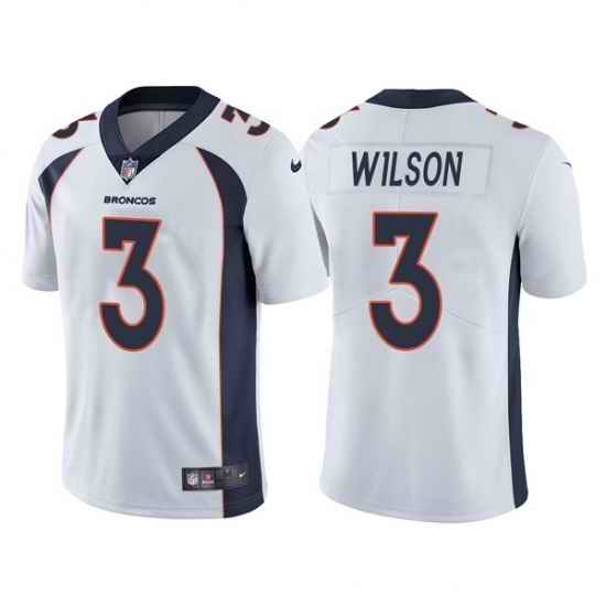 Toddler Denver Broncos #3 Russell Wilson White Vapor Untouchable Limited Stitched Jersey