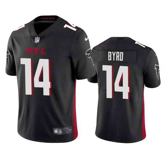 Men Atlanta Falcons #14 Damiere Byrd Black Vapor Untouchable Stitched Football Jersey