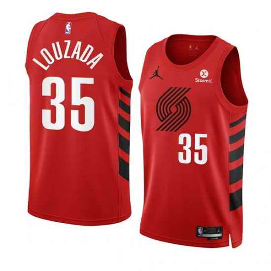 Men Portland Trail Blazers 35 Didi Louzada 2022 #23 Red Statement Edition Swingman Stitched Basketball Jersey