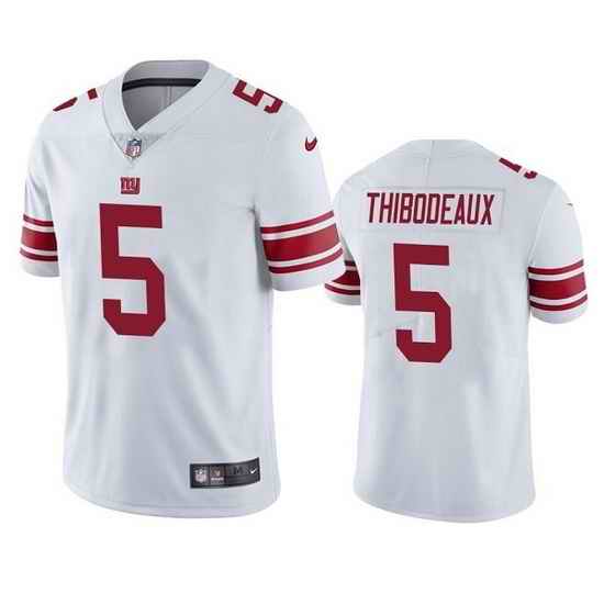 Men New York Giants #5 Kayvon Thibodeaux White Vapor Untouchable Limited Stitched jersey