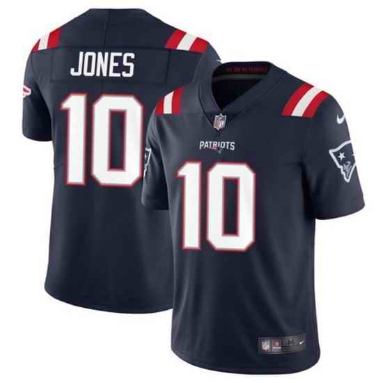 Youth New England Patriots #10 Mac Jones 2021 Navy Vapor Untouchable Limited Stitched Jersey
