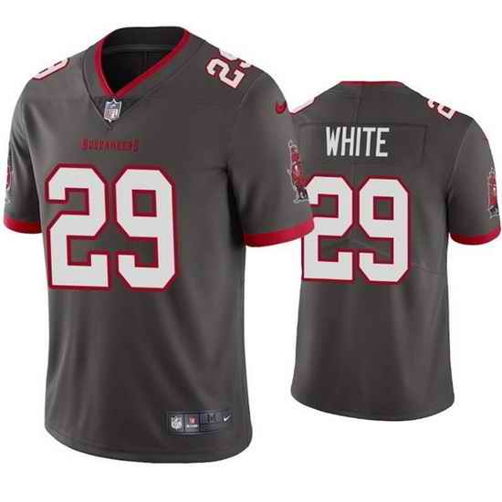 Men Tampa Bay Buccaneers #29 Rachaad White Grey Vapor Untouchable Limited Stitched Jersey