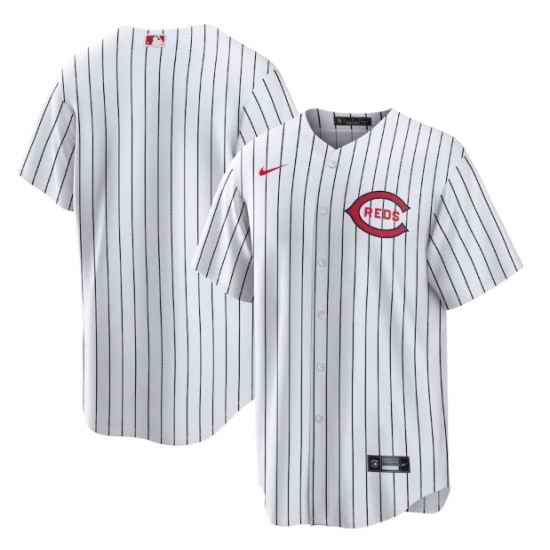 Men Cincinnati Reds Blank 2022 White Field Of Dreams Stitched Baseball Jersey