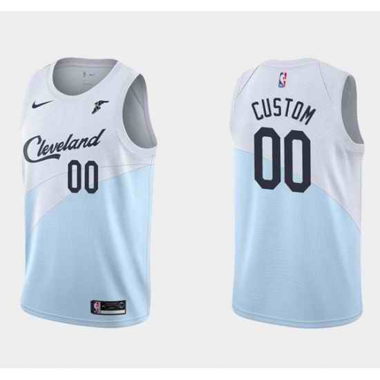 Men Women Youth Toddler Cleveland Cavaliers Active Player Custom White Earned Edition Stitched Basketball Jersey
