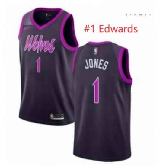 Wolves #1 Edwards Jersey