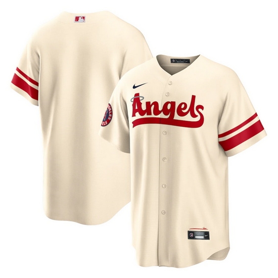 Youth Los Angeles Angels Blank 2022 Cream City Connect Stitched Jersey