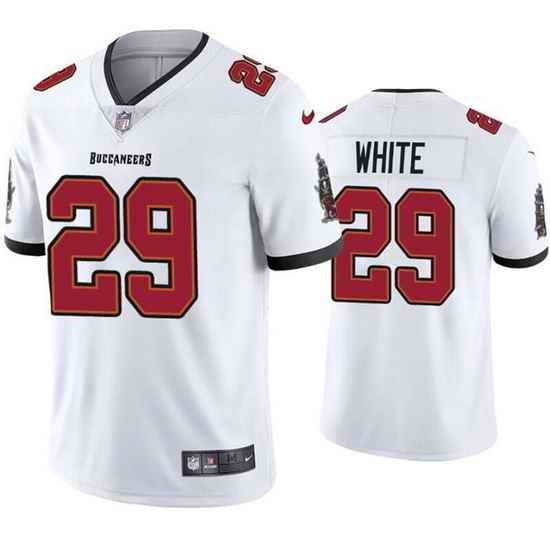 Men Tampa Bay Buccaneers #29 Rachaad White White Vapor Untouchable Limited Stitched Jersey