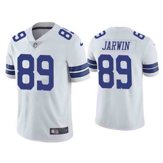 Men Dallas Cowboys #89 Blake Jarwin White Vapor Limited Stitched Jersey
