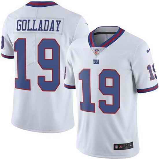 Youth Nike New York Giants #19 Kenny Golladay Rush Stitched NFL Jersey