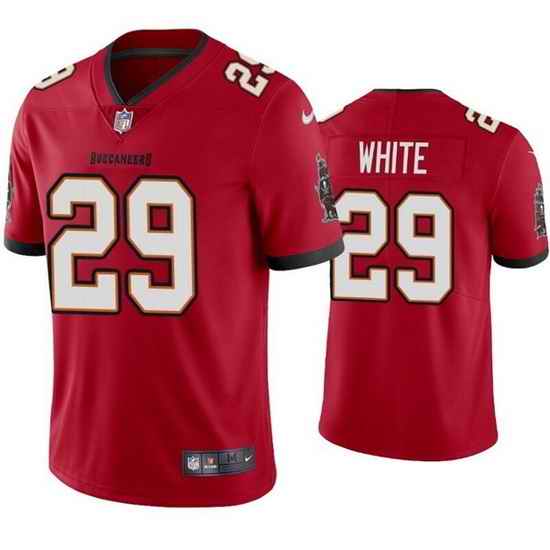 Men Tampa Bay Buccaneers #29 Rachaad White Red Vapor Untouchable Limited Stitched Jersey