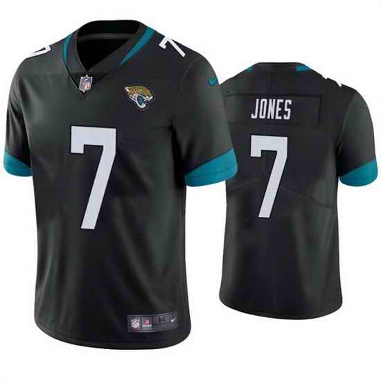 Men Jacksonville Jaguars #7 Zay Jones Black Vapor Untouchable Limited Stitched jersey