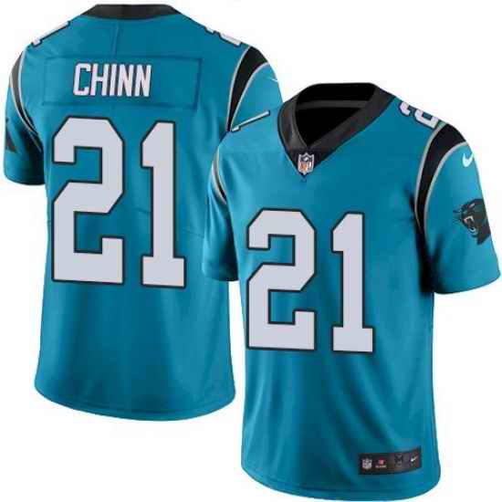 Youth Nike Carolina Panthers #21 Jeremy Chinn Blue Alternate Stitched NFL Vapor Untouchable Limited Jersey