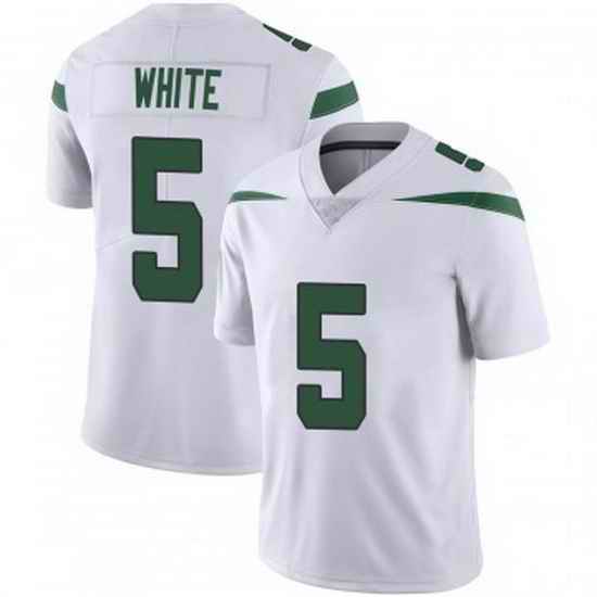 Youth Nike New York Jets Mike White #5 White Vapor Limited NFL Jersey