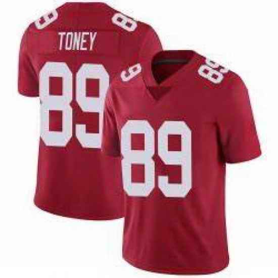 Men Nike New York Giants #89 Kadarius Toney Red Vapor Untouchable Limited Jersey