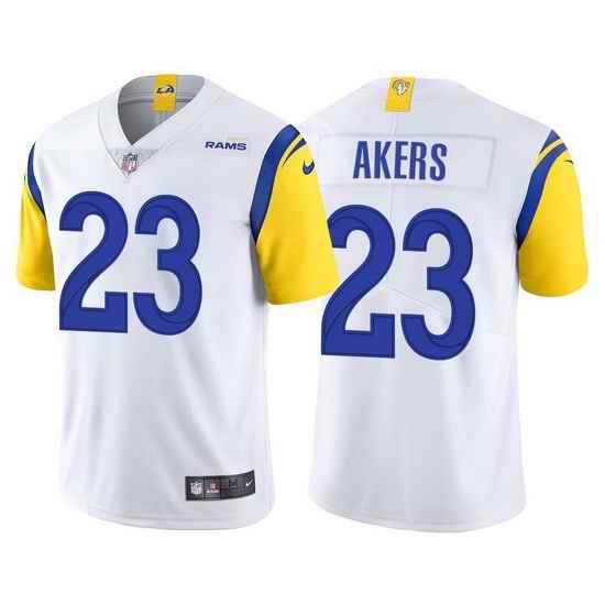 Youth Los Angeles Rams #23 Cam Akers White Vapor Untouchable Limited Stitched Jersey