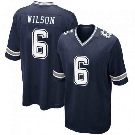 Men Dallas Cowboys #6 Donavan Wilson Navy Vapor Limited Stitched Jersey