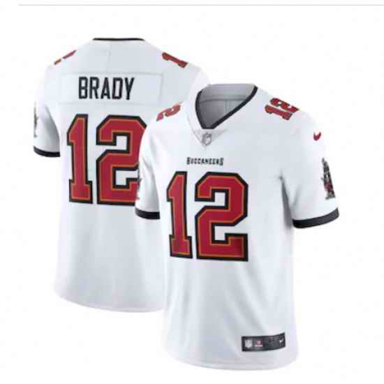 Youth Nike Tampa Bay Buccaneers #12 Tom Brady White Vapor Limited NFL Stitched Jersey