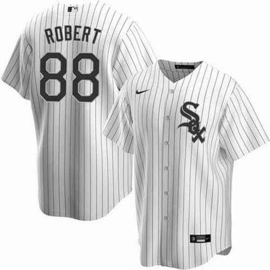 Youth Chicago White Sox #88 Luis Robert White Nike Flexbase Jersey