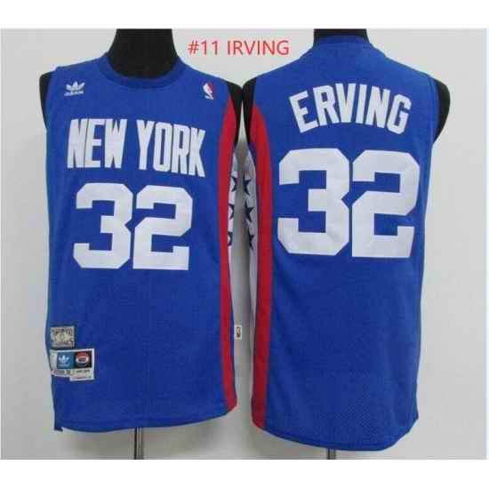 Men Adidas Nets #11 Kyrie Irving Classic Edition Stitched Basketball Jersey Blue