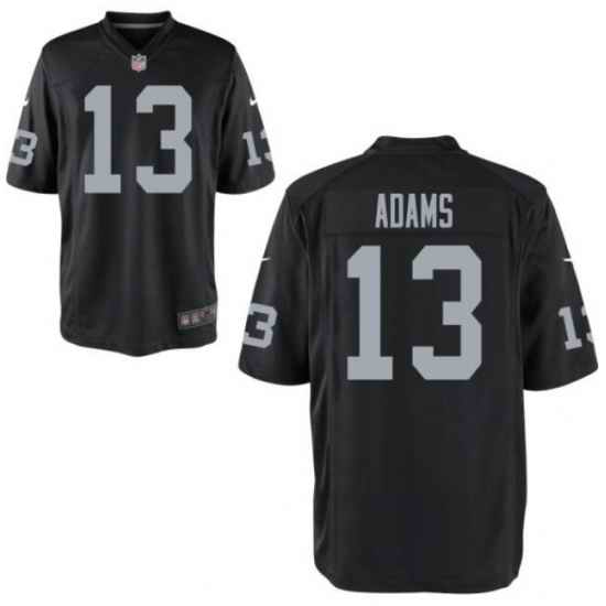 Men Los Angeles #13 Devante Adams Black Vapor Limited Jersey
