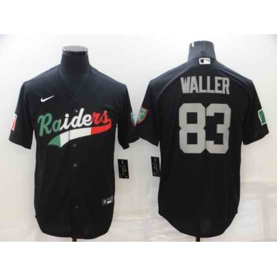 Men Las Vegas Raiders #83 Darren Waller Black Mexico Stitched Jersey