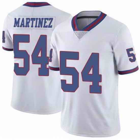 Men Nike New York Giants #54 Blake Martinez Rush Stitched Jersey