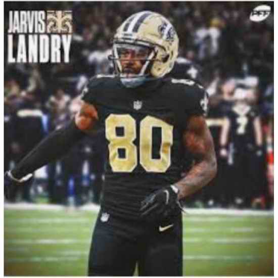 Saints #80 Jarvis Landry Jersey