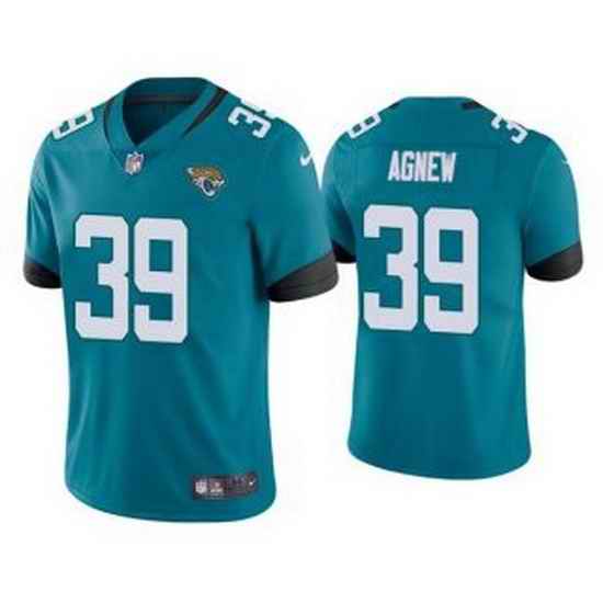 Men Teal Jacksonville Jaguars #39 Jamal Agnew 2021 Vapor Untouchable Limited Stitched