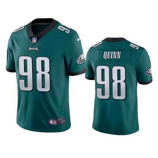 Men Philadelphia Eagles #98 Robert Quinn Green Vapor Untouchable Limited Stitched Jersey
