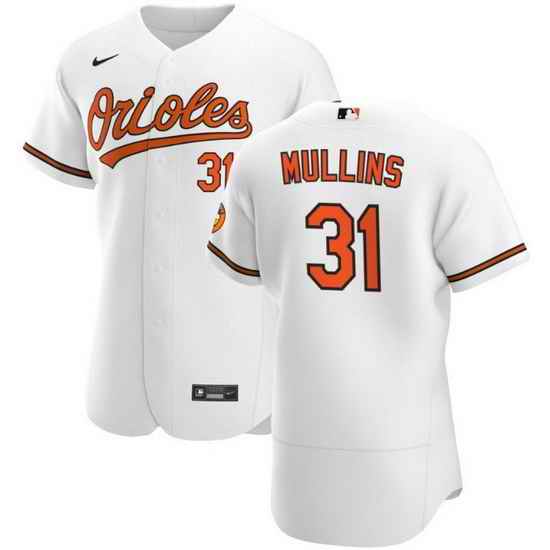 Men Baltimore Orioles #31 Cedric Mullins Alternate White jersey