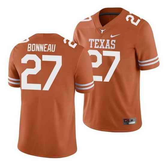 Texas Longhorns Skyler Bonneau Texas Orange College Football Men'S Jersey