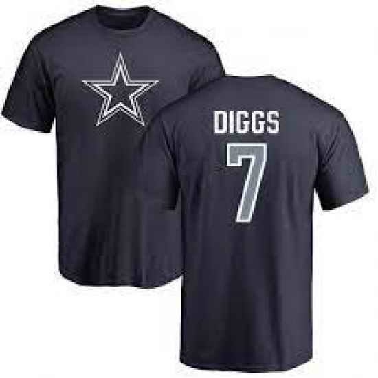 Men Dallas Cowboys #7 Diggs T Shirt