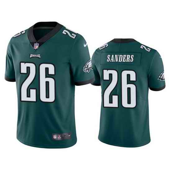 Youth Philadelphia Eagles #26 Miles Sanders Green Vapor Untouchable Limited Stitched Football Jersey