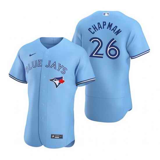 Men Toronto Blue Jays #26 Matt Chapman Blue Flex Base Stitched Baseball jersey