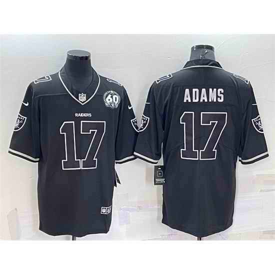 Men Las Vegas Raiders #17 Davante Adams Black Shadow Vapor Limited Stitched Jersey