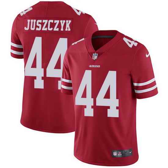 Men Nike San Francisco 49ers Kyle Juszczyk #44 Red Vapor Untouchable Limited NFL Jersey