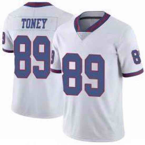 Youth Nike New York Giants #89 Kadarius Toney Rush Stitched NFL Jersey