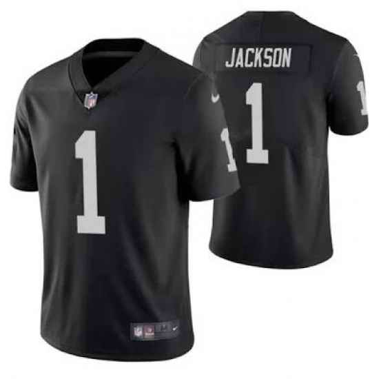 Men Nike Las Vegas Raiders Desean Jackson Black Vapor Limited jersey