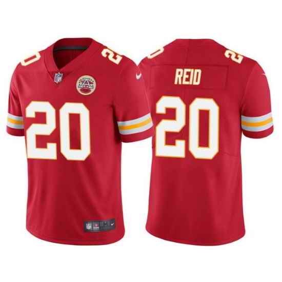 Men Kansas City Chiefs #20 Justin Reid Red Vapor Untouchable Limited Stitched Jersey