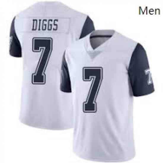 Men Nike Dallas Cowboys Trevon Diggs #7 Rush Stitched Jersey